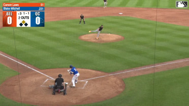 Carson Laws Ball to Blake Mitchell