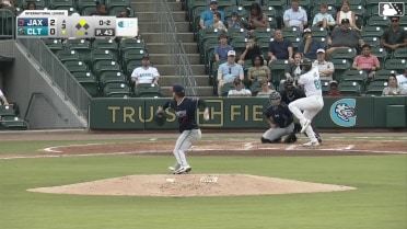 Korey Lee homers (7) on a fly ball to left center field. Junior Perez scores.