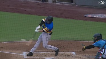 Wade Meckler crushes his first Triple-A home run