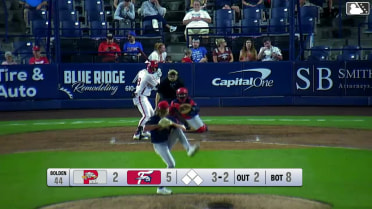 Alex Binelas homers (11) on a line drive to center field.