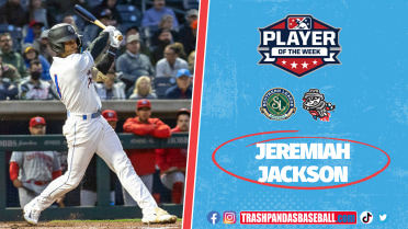 Jeremiah Jackson Named Southern League Player of the Week