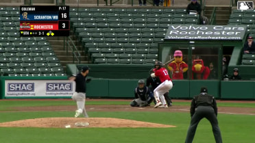 Harry Ford out on a sacrifice fly to center fielder Spencer Jones. Andrew Pinckney scores.