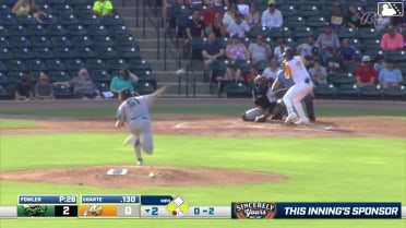 Jhonayker Ugarte grounds into a double play, third baseman Junior Tilien to second baseman Juan Mateo to first baseman Joe Olsavsky. Tyson Moran out at 2nd. Jhonayker Ugarte out at 1st.