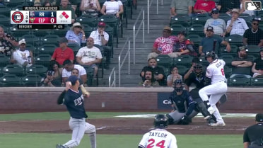 Nick Solak homers (4) on a line drive to left center field. Samad Taylor scores. Marcos Castañon scores.