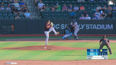 Jose Cerice out on a sacrifice fly to center fielder Dillon Head. Luke Pelzer scores.