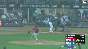 Tyler Black doubles (3) on a ground ball to left fielder Pedro Ramírez. Luis Lara scores. Brock Wilken to 3rd.