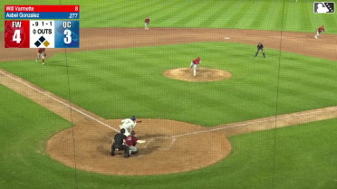 Asbel Gonzalez singles on a soft bunt ground ball to pitcher Will Varmette. Erick Torres scores. Asbel Gonzalez to 3rd. Throwing error by pitcher Will Varmette.