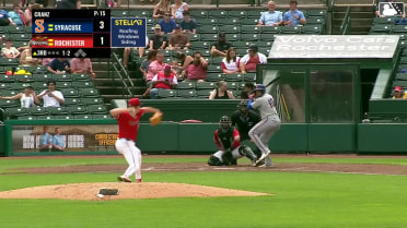 Christopher Morel homers (6) on a fly ball to left center field. Ronny Mauricio scores.