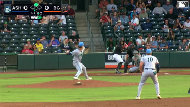 Kellan Oakes In play, run(s) to Jhon Diaz