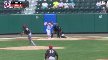 Daylen Lile's leadoff triple