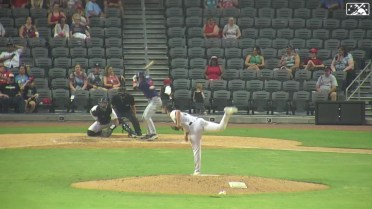 Andrew Taylor strikes out ninth and final batter