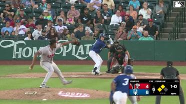 Charles Davalan singles on a ground ball to right fielder Devin Taylor. Anson Aroz scores. Jose Izarra to 3rd.