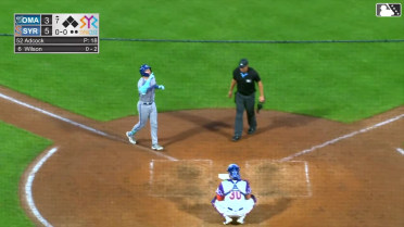 Carter Jensen's eighth Triple-A homer of the season 