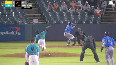 Ralphy Velazquez hits a grand slam (3) to right center field. Cameron Barstad scores. Jose Devers scores. Angel Genao scores.