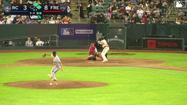 Jeremy Ciriaco doubles (2) on a line drive to left fielder Kevyn Castillo. Tanner Thach scores. Derek Bernard scores.