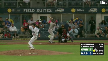 DaShawn Keirsey Jr. singles on a line drive to right fielder Akil Baddoo. Brewer Hicklen scores.