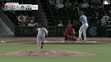 Joey Wiemer homers (2) on a fly ball to left center field.