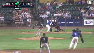 Riley Nelson singles on a line drive to right fielder Deward Tovar. Jonathan Martinez scores. Juneiker Caceres scores.