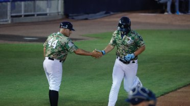 Wilken Extends League Lead with 13th Home Run in Shuckers Loss to Biscuits