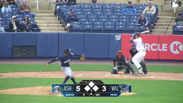 Ethan Petry homers (3) on a fly ball to right center field.