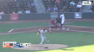 Alex Ramírez homers (9) on a fly ball to left field. Owen Ayers scores.