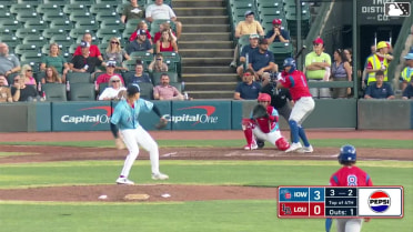 Christian Bethancourt homers (5) on a fly ball to left field. Chas McCormick scores. Ben Cowles scores.
