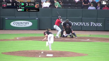 Colby Shelton singles on a line drive to right fielder Dalton McIntyre. Dylan Campbell scores.