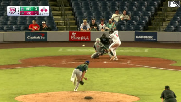 Dakota Jordan grounds into a force out, third baseman Andy Perez to second baseman Roc Riggio. Trevor Cohen scores. Gavin Kilen out at 2nd. Dakota Jordan to 1st.