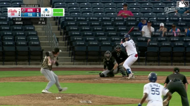 Jake Gelof homers (23) on a fly ball to left field. Josue De Paula scores.