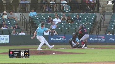 Jeferson Quero singles on a ground ball to left fielder Tommy Sacco Jr., deflected by third baseman Edwin Díaz. Luis Matos scores. Luke Adams to 2nd.