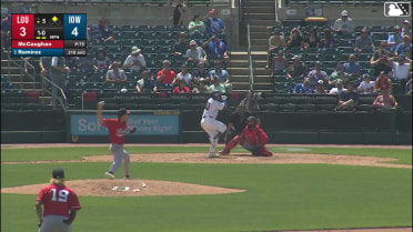 Pedro Ramírez homers (6) on a fly ball to center field. BJ Murray scores.