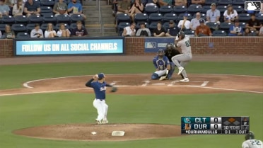 Korey Lee homers (8) on a fly ball to center field. Junior Perez scores.