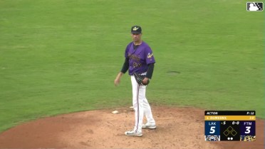 Garrett Acton strikes out one in perfect inning