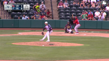 Francisco Urbaez homers (2) on a fly ball to left center field.