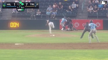 Diosfran Cabeza grounds into a double play, second baseman David Mershon to shortstop Capri Ortiz to first baseman Ryan Nicholson. Avery Owusu-Asiedu out at 2nd. Diosfran Cabeza out at 1st.