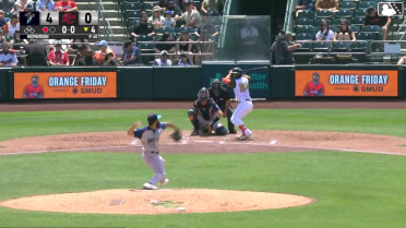 Buddy Kennedy homers (7) on a fly ball to left field.