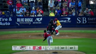 Pedro León homers (15) on a fly ball to left center field.
