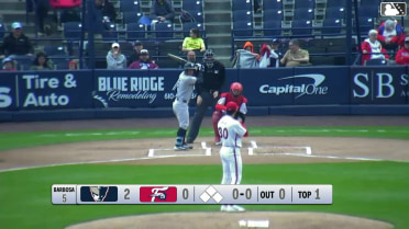 Garrett Martin homers (9) on a fly ball to left center field. Jace Avina scores.