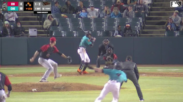 Thomas Sosa singles on a line drive to right fielder Justice Bigbie. Brandon Butterworth scores. Maverick Handley to 2nd.