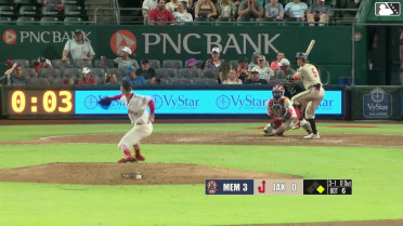 Johnny Olmstead homers (6) on a fly ball to left field. Garret Forrester scores.