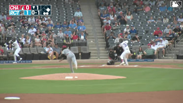 Matthew Lugo homers (3) on a fly ball to left center field. Tucker Flint scores.