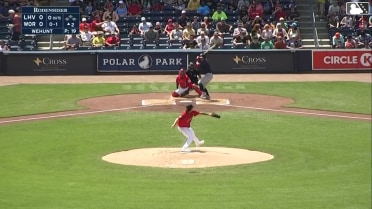Otto Kemp homers (13) on a line drive to center field.