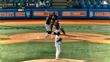 Brian Sanchez singles on a ground ball to second baseman Diego Mosquera. Sammy Stafura scores.