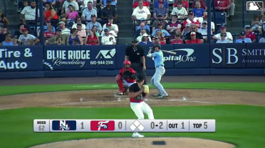 Gage Wood In play, run(s) to Cade Doughty