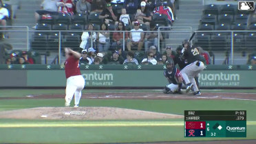 Parks Harber homers (4) on a fly ball to right field. Scott Bandura scores.