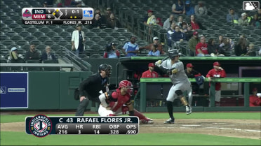 Luis Gastelum In play, run(s) to Rafael Flores Jr.