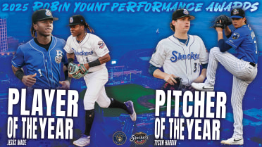 Hardin, Made Named Brewers 2025 Robin Yount Performance Award Winners