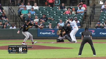 Jake Meyers called out on strikes.