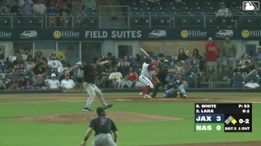 Luis Lara's eighth homer of the year
