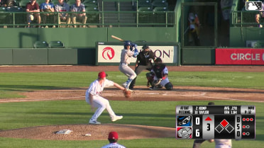 Tyriq Kemp triples (2) on a fly ball to center fielder Rodney Green Jr. Erick Torres scores.